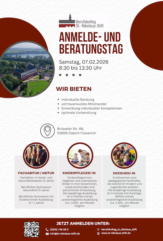 Anmelde und Beratungstag 2026